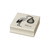  roze babymeisje Winkel aangepast Rubberstempel (Stempel)