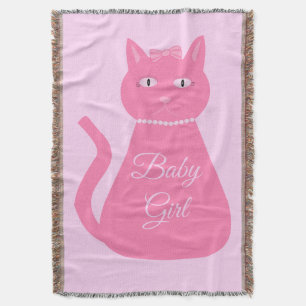 roze babymeisjeskat Aangepast Deken