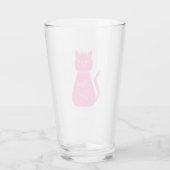 roze babymeisjeskat Aangepast Glas (Achterkant)