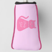  roze babymeisjeskat Aangepast Golfheadcover (Draai 90)