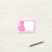  roze babymeisjeskat Aangepast Post-it® Notes (Op bureau)