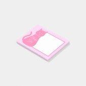  roze babymeisjeskat Aangepast Post-it® Notes (Schuin)