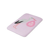 roze babymeisjeswinkel badmat (Gekanteld)