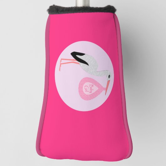  roze babymeisjeswinkel golfheadcover (Draai 90)