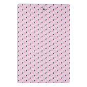  roze babymeisjeswinkel mini klembord (Achterkant)