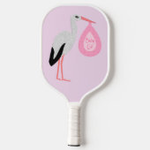  roze babymeisjeswinkel pickleball paddle (Achterkant)