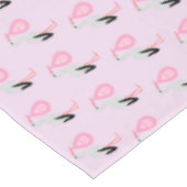 roze babymeisjeswinkel tafelkleed (Gekanteld)