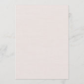 Roze Baby's Breath Trouwkaart Kaart (Achterkant)