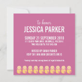 Roze Babyschoenen Kaart (Achterkant)