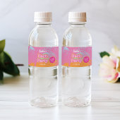 Roze Bach Party Eten en Drank Etiket Set