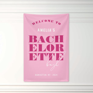 Roze Bachelorette-feest Spandoek