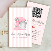 Roze Backmixer Strepenpatroon QR-code