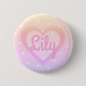  roze  badge ronde button 5,7 cm (Voorkant)