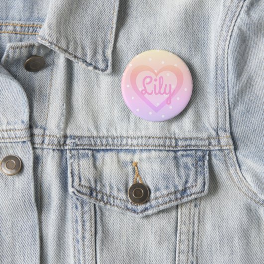  roze  badge ronde button 5,7 cm (In situ)
