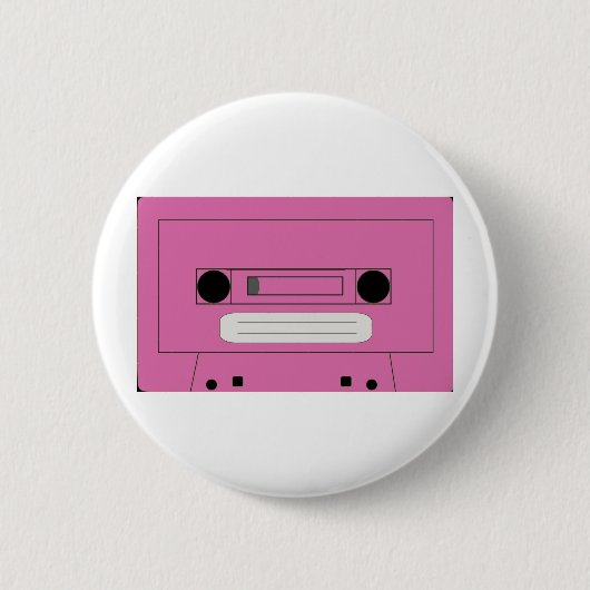 Roze badge ronde button 5,7 cm (Voorkant)