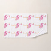 Roze badhanddoeken met flamingo bad handdoek (Handdoek)