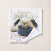 Roze badhanddoekset voor honden bad handdoek (Wasdoekje)