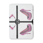 roze badkamer badmat (Voorkant Verticaal)