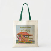 Roze Badmeester Vibes vrijgezellenweekend Tote Bag (Voorkant)