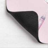 Roze Badminton Sporten Muismat (Hoek)