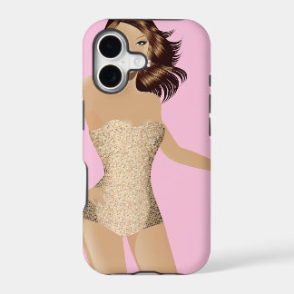 Roze badpak Meisje iPhone 5 Barely There™