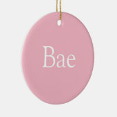 Roze Bae Definitie Echtgenote Vriendin Keramisch Ornament (Rechts)