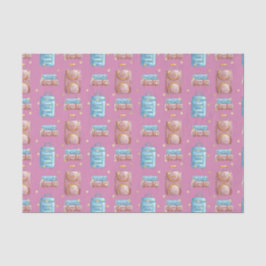 Roze bagage (Ontwerp 78 Roze Serie) Tissuepapier