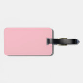 Roze bagagelabel (Achterkant horizontaal)