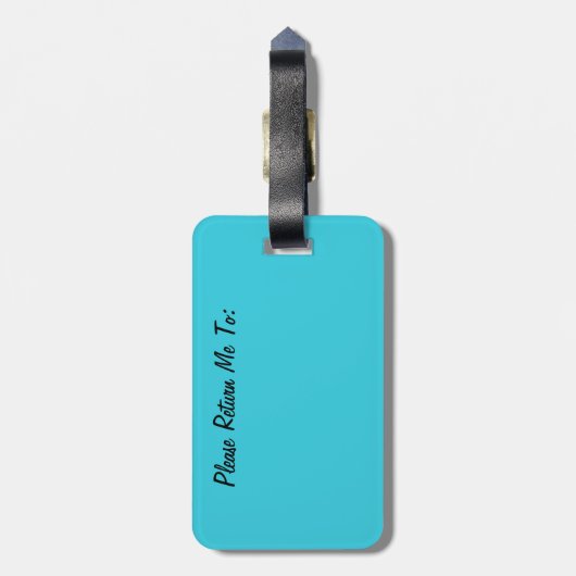 Roze Bagagelabel voor Vacatie met Flamingo (Achterkant verticaal)