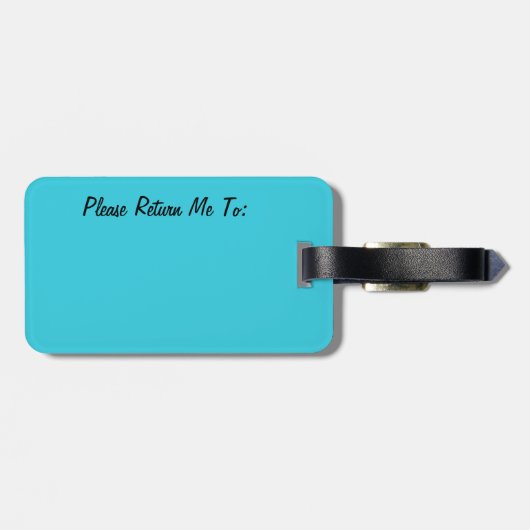 Roze Bagagelabel voor Vacatie met Flamingo (Achterkant horizontaal)