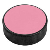 Roze Baker-Miller (vaste kleur) Hockey Puck (3/4)