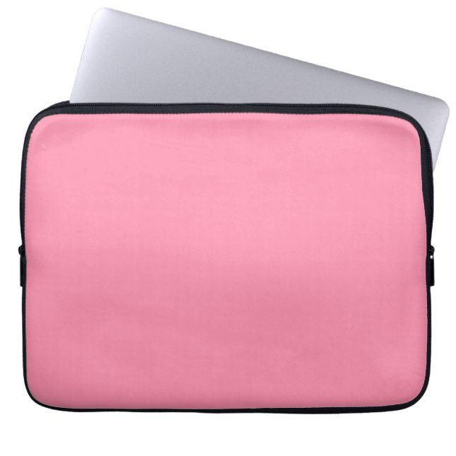 Roze Baker-Miller (vaste kleur) Laptop Sleeve (Voorkant)