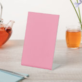 Roze Baker-Miller (vaste kleur) Reclamebord Met Voetstuk (Insitu)