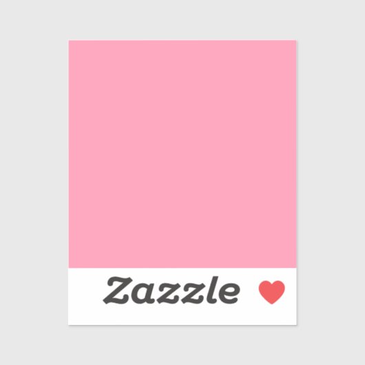 Roze Baker-Miller (vaste kleur) Sticker (Vel)