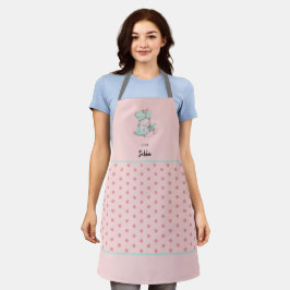 Roze bakkerij Apron Schort