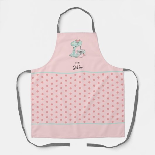 Roze bakkerij Apron Schort (Voorkant)