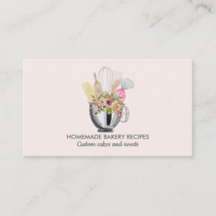 Roze bakkerij visitekaartje