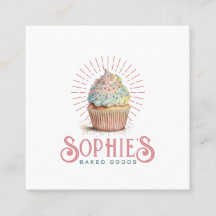 Roze bakkerswaren Logo Typografie