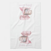 Roze Bakkoningin Standmixer Theedoek (Verticaal)