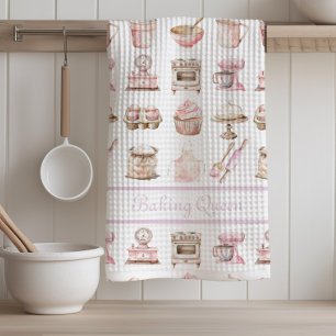 Roze Bakkoningin Theedoek