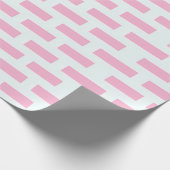 Roze baksteen naadloos patroon cadeaupapier (Hoek)