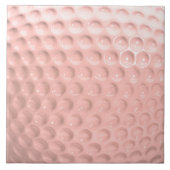 Roze bal Dames Golf Tegeltje (Voorkant)