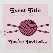 Roze bal van de Garens en de Naaldnaalden Kaart (Voorkant / Achterkant)