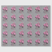 Roze baletslippers cadeaupapier (Vlak)