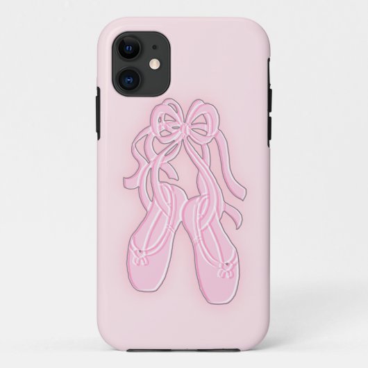 Roze baletslippers Case-Mate iPhone case (Achterkant)