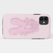 Roze baletslippers Case-Mate iPhone case (Achterkant (horizontaal))