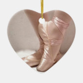 Roze baletslippers keramisch ornament (Voorkant)