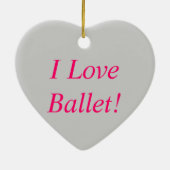 Roze baletslippers keramisch ornament (Achterkant)