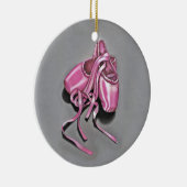 Roze baletslippers keramisch ornament (Rechts)