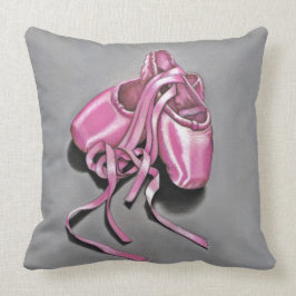 Roze baletslippers kussen